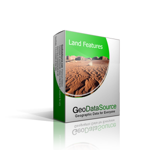 GeoDataSource&trade; World Land Features Database Basic Edition
