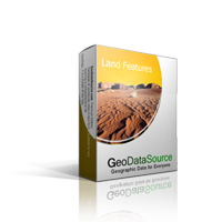 GeoDataSource&trade; World Land Features Database Gold Edition