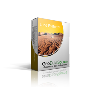 GeoDataSource&trade; World Land Features Database Gold Edition