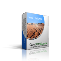 GeoDataSource&trade; World Land Features Database Premium Edition