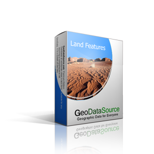GeoDataSource&trade; World Land Features Database Premium Edition